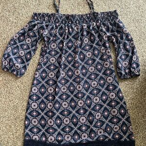 Bohemian Off-Shoulder Dress